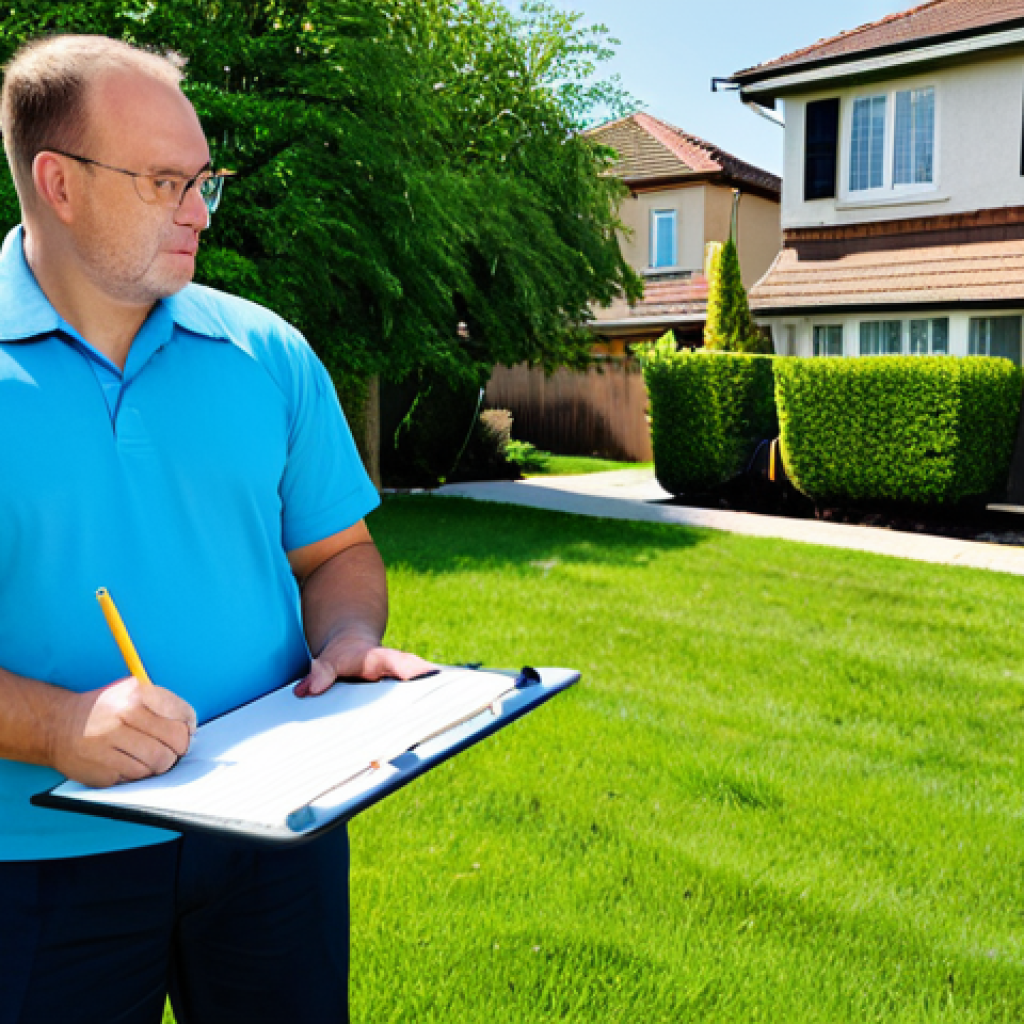 Property Valuation Scene**

"A local assessor in appropriate attire, standing outside a modest single-family home in a suburban neighborhood, holding a clipboard, inspecting the property, green grass, sunny day, fully clothed, safe for work, professional, natural proportions, well-formed hands, appropriate content."

**