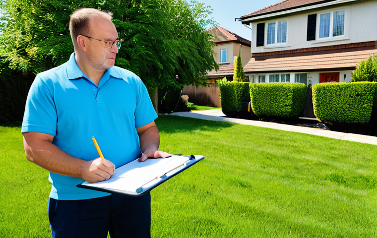 Property Valuation Scene**

"A local assessor in appropriate attire, standing outside a modest single-family home in a suburban neighborhood, holding a clipboard, inspecting the property, green grass, sunny day, fully clothed, safe for work, professional, natural proportions, well-formed hands, appropriate content."

**